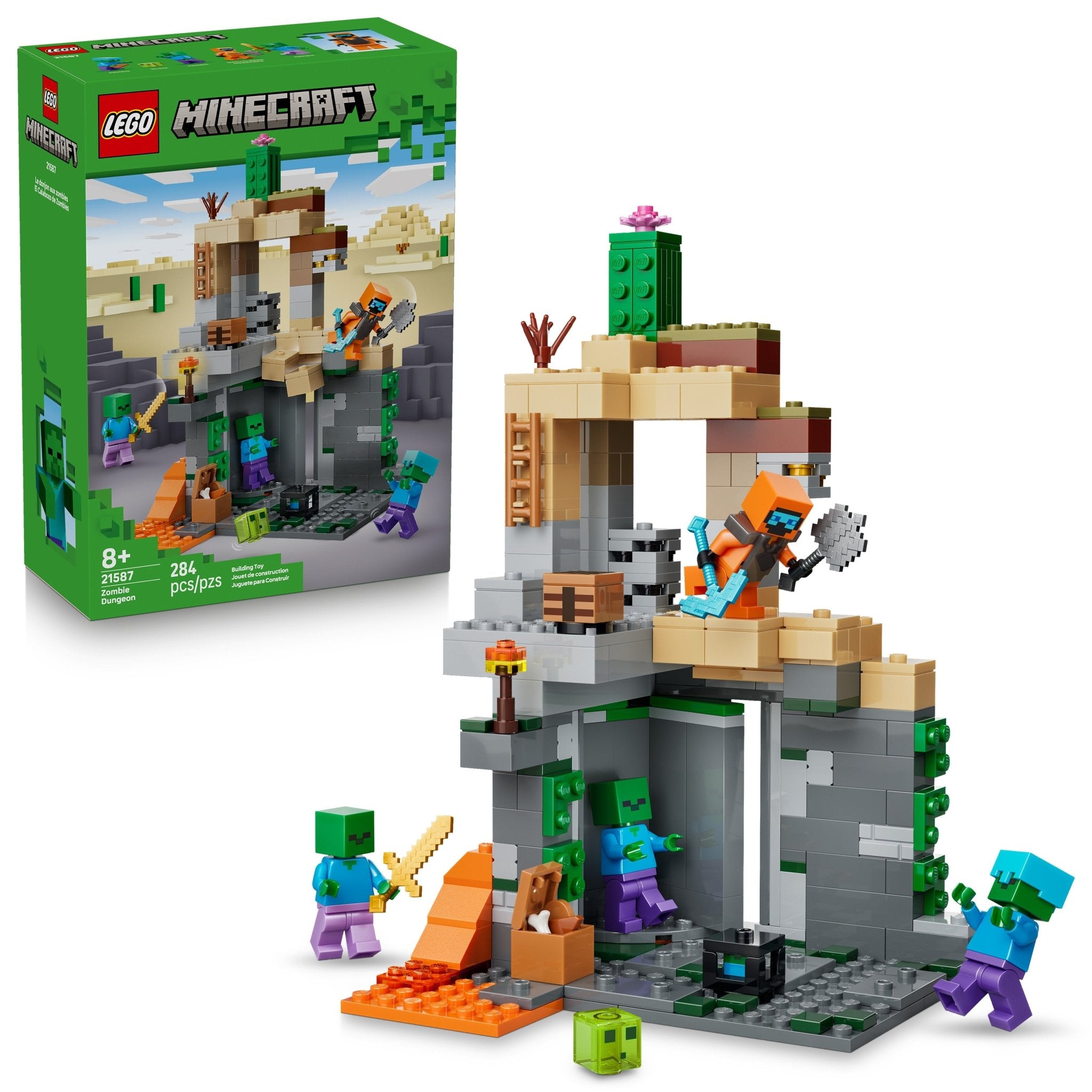 LEGO® Minecraft LEGO® Zombie Dungeon 21587 — Set