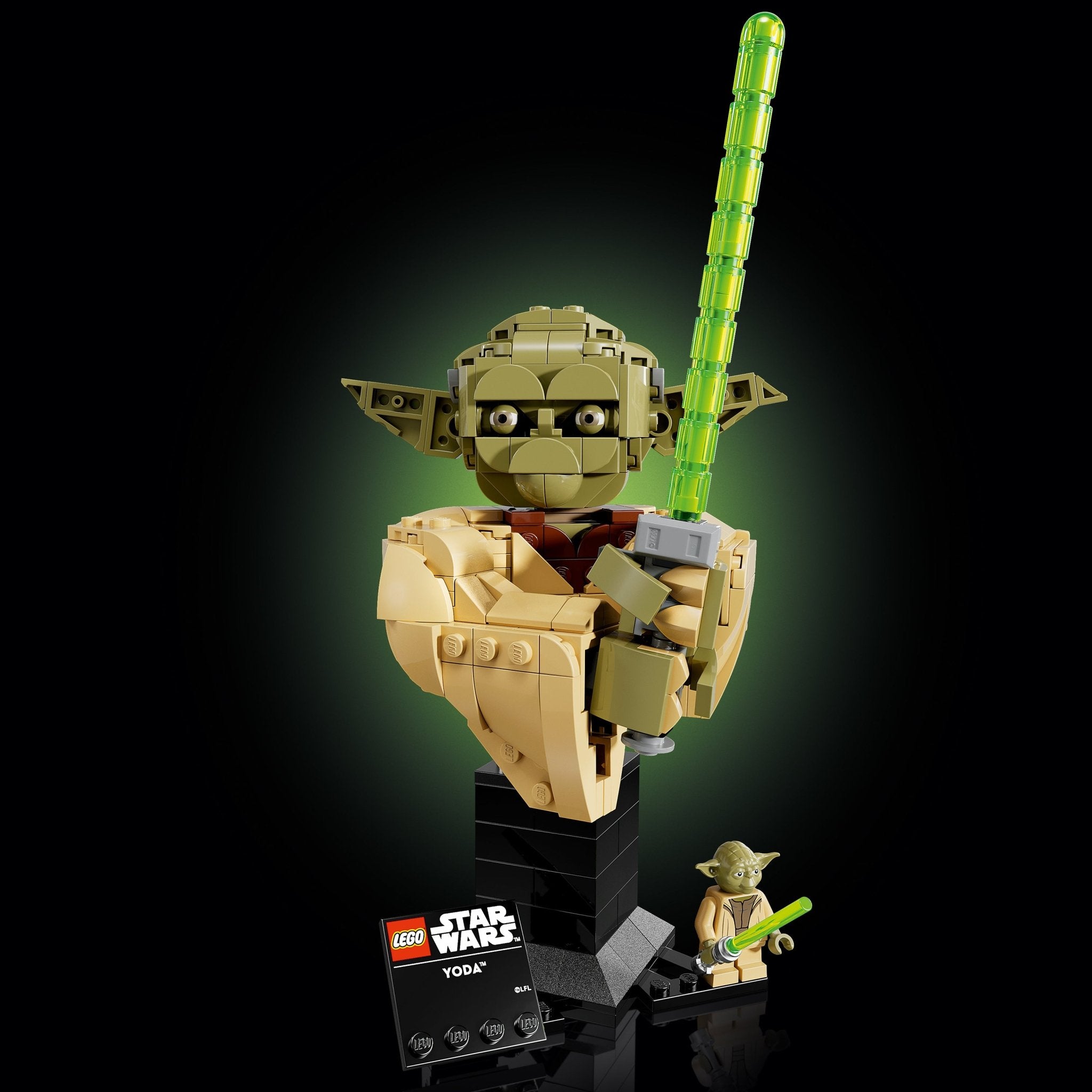 LEGO® Star Wars: Attack of the Clones Yoda Bust 75438 — Set - Image 4