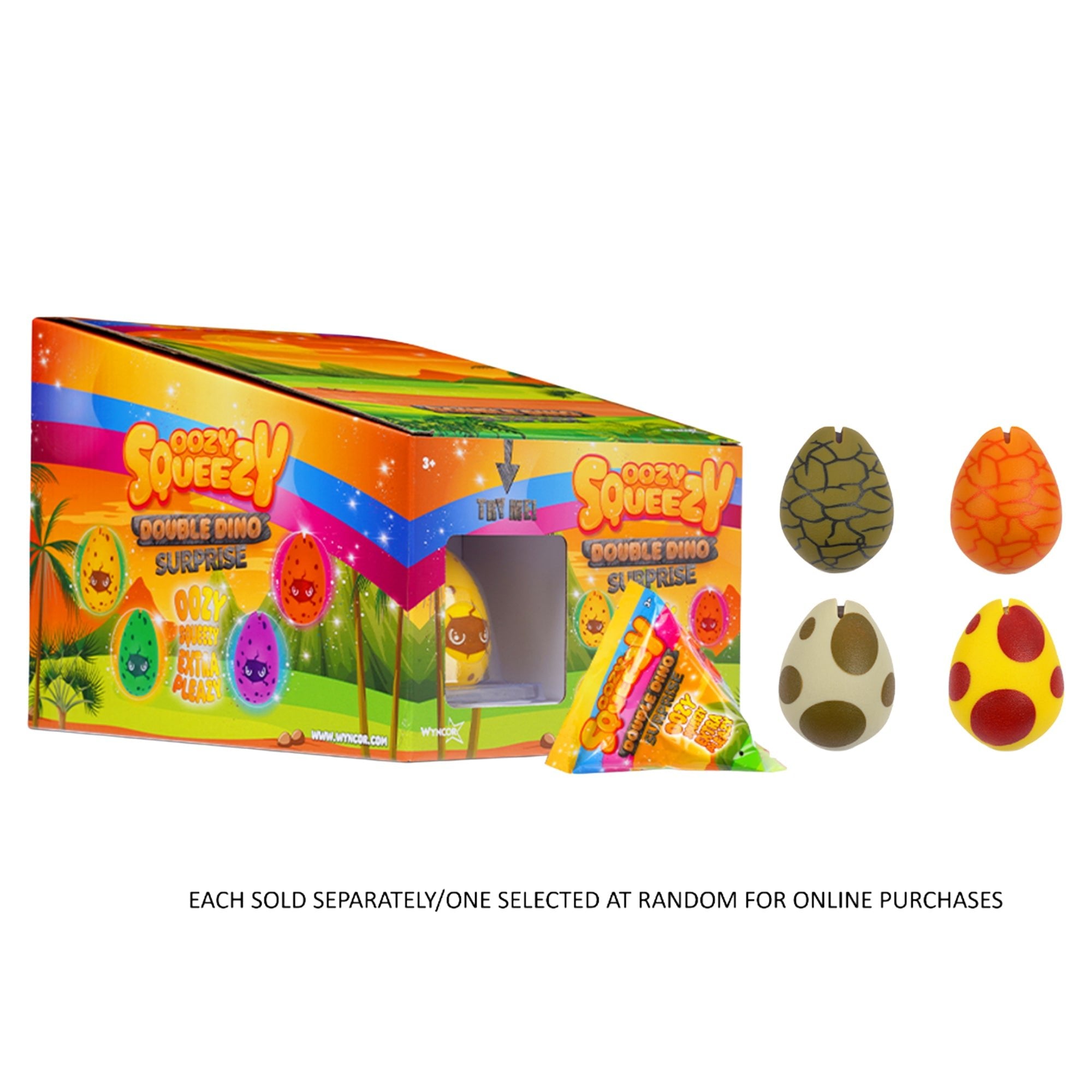 Oozy Squeezy Double Dino Assorted — Catalog Product