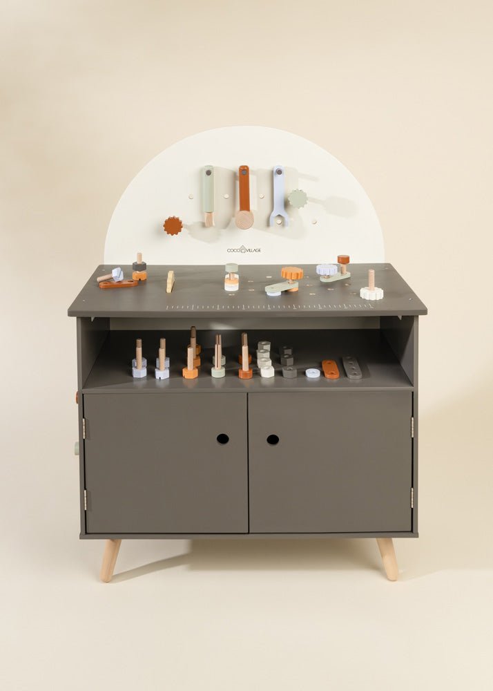 Coco Village Wooden Workbench Playset — Set