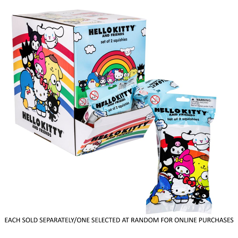 Hello Kitty And Friends 2 Pack Squishies in CDU — Bag