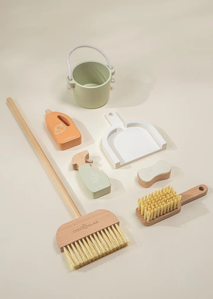 Coco Village Wooden Cleaning Playset — Set - Image 3