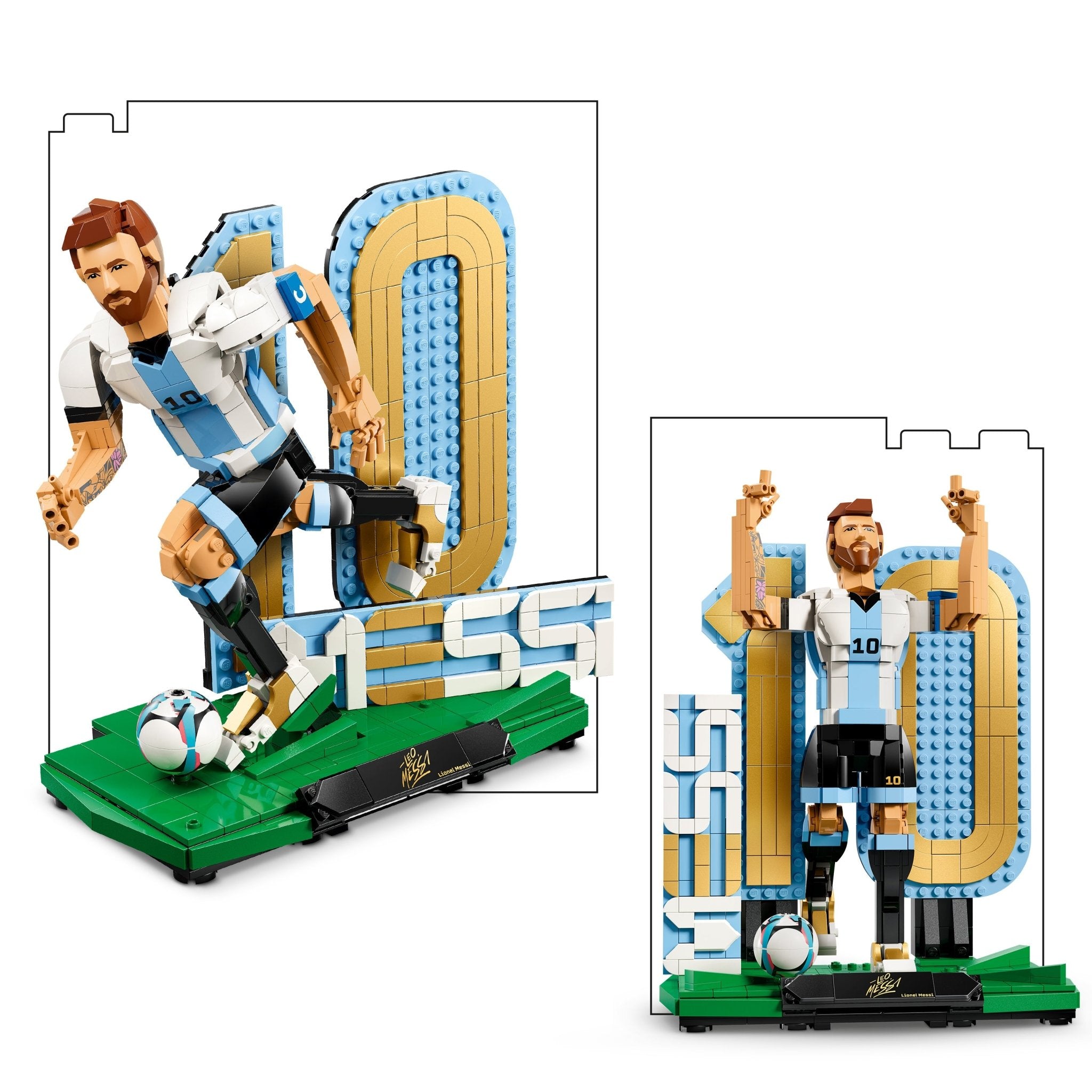 LEGO® Editions Lionel Messi – Soccer Legend 43015 — Can - Image 3