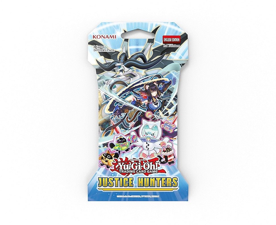 Yugioh Justice Hunters Sleeved Booster — Card