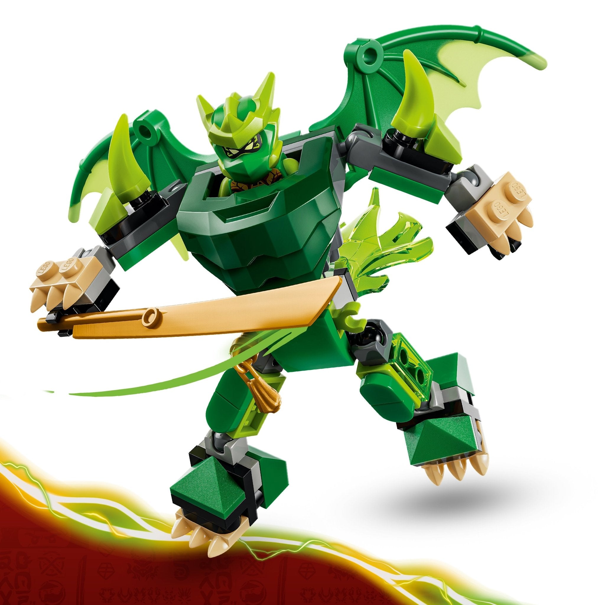 LEGO® NINJAGO Lloyd's Dragon Mech Battle Pack 71862 — Toy - Image 4