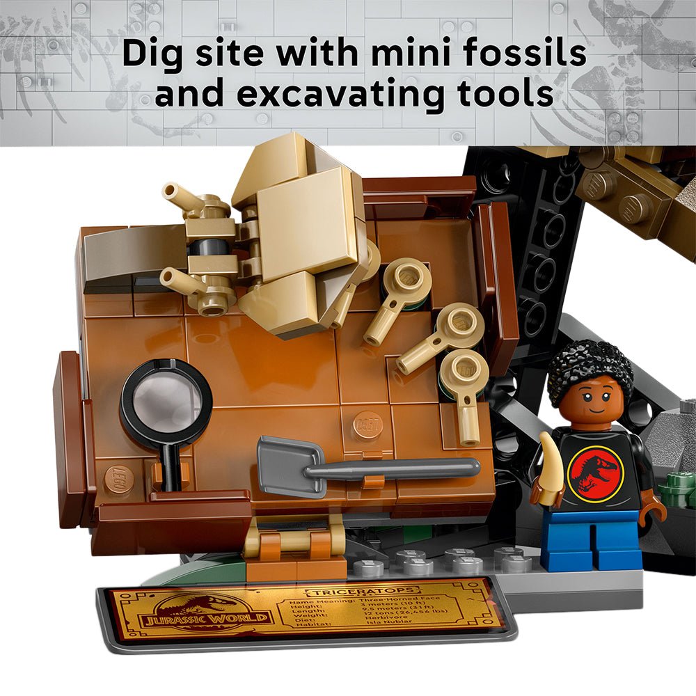 LEGO® Jurassic World Dinosaur Fossils: Triceratops Skull — Can - Image 4