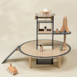 Coco Village Oversized Wooden Space Station Playset — Can