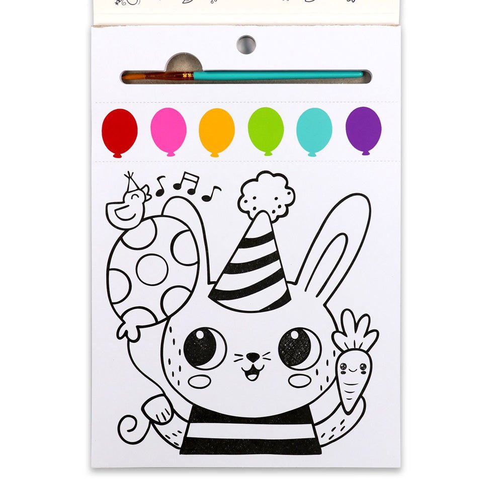 Bright Stripes Paint Pages: Party Animals — Art - Image 6