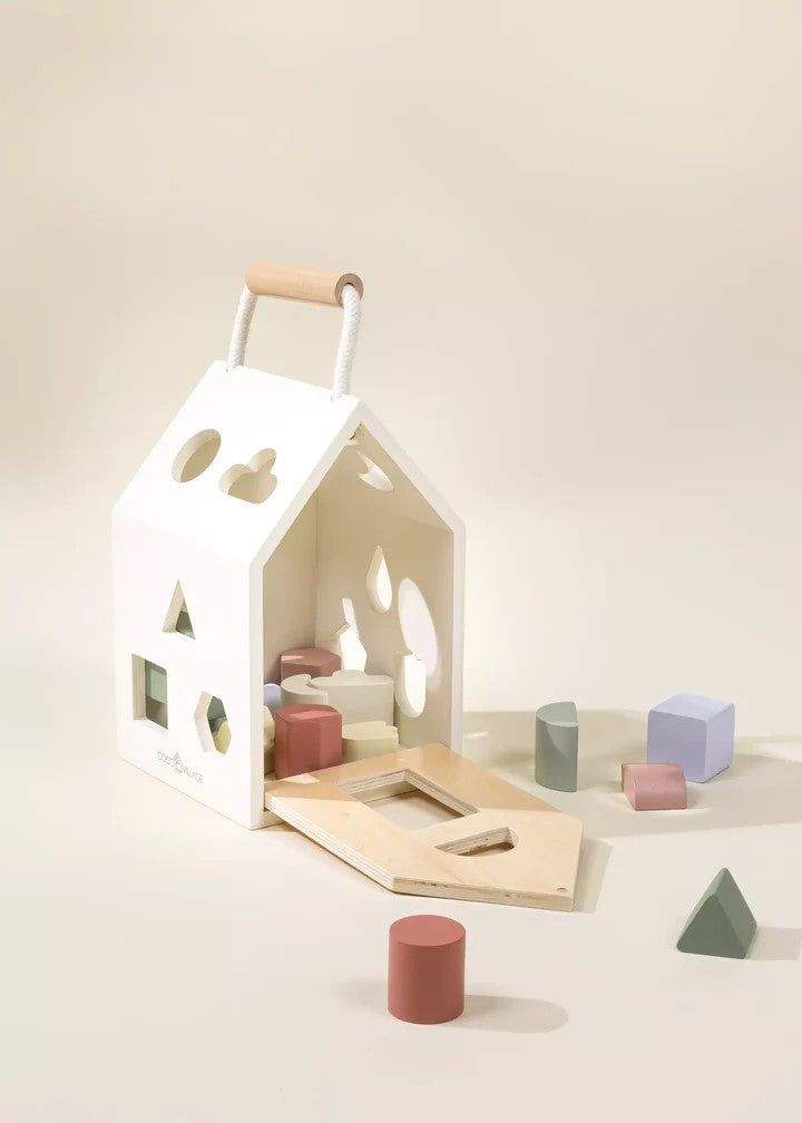 Coco Village Wooden Shapes Sorting House — Toy - Image 2