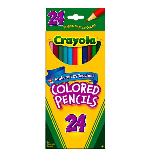Crayola 24 Coloured Pens — Art