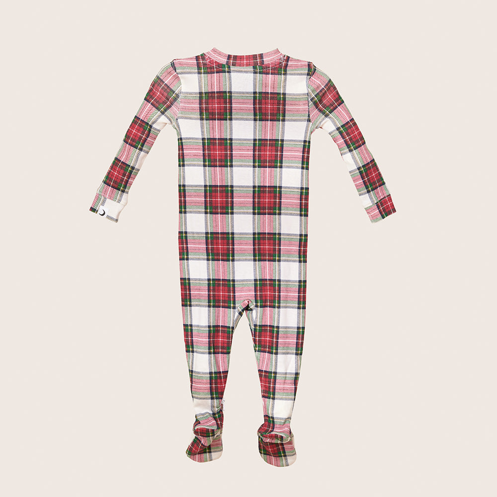 rise little earthling Holiday Sleeper BUHSL00 - Red Stripe / 0-3m — Diaper - Image 11