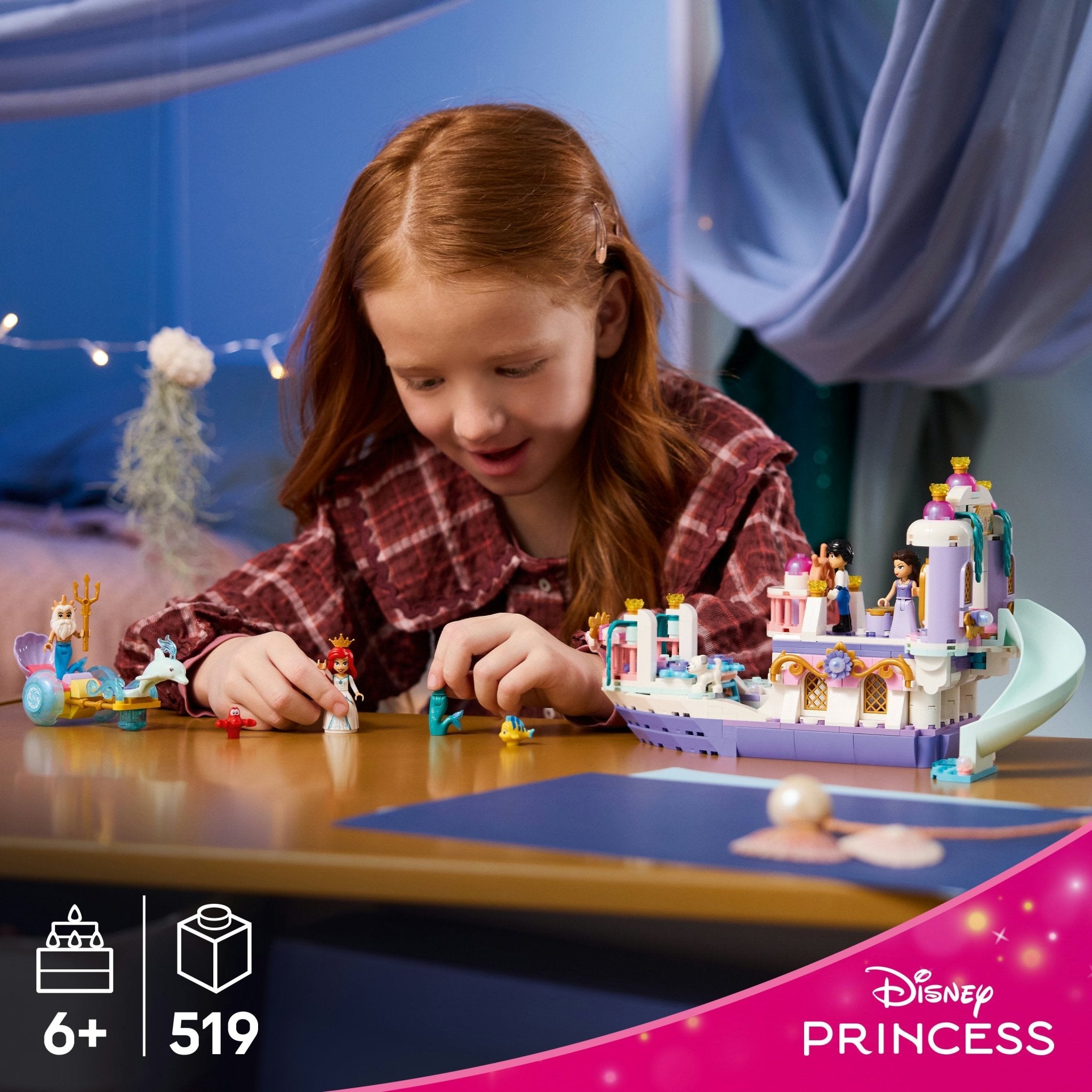 LEGO® Disney Princess Ariel’s Royal Wedding Boat 43299 — Toy - Image 2