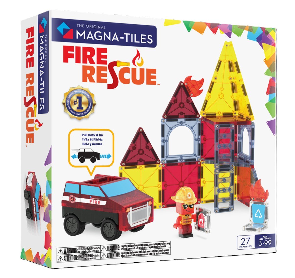 MAGNA-TILES® Fire Rescue 27-Piece — Set