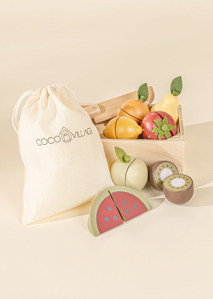 Coco Village Wooden Fruits playset — Basket - Image 3