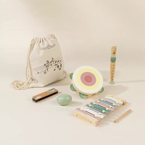 Coco Village Wooden Musical Instruments Playset — Set