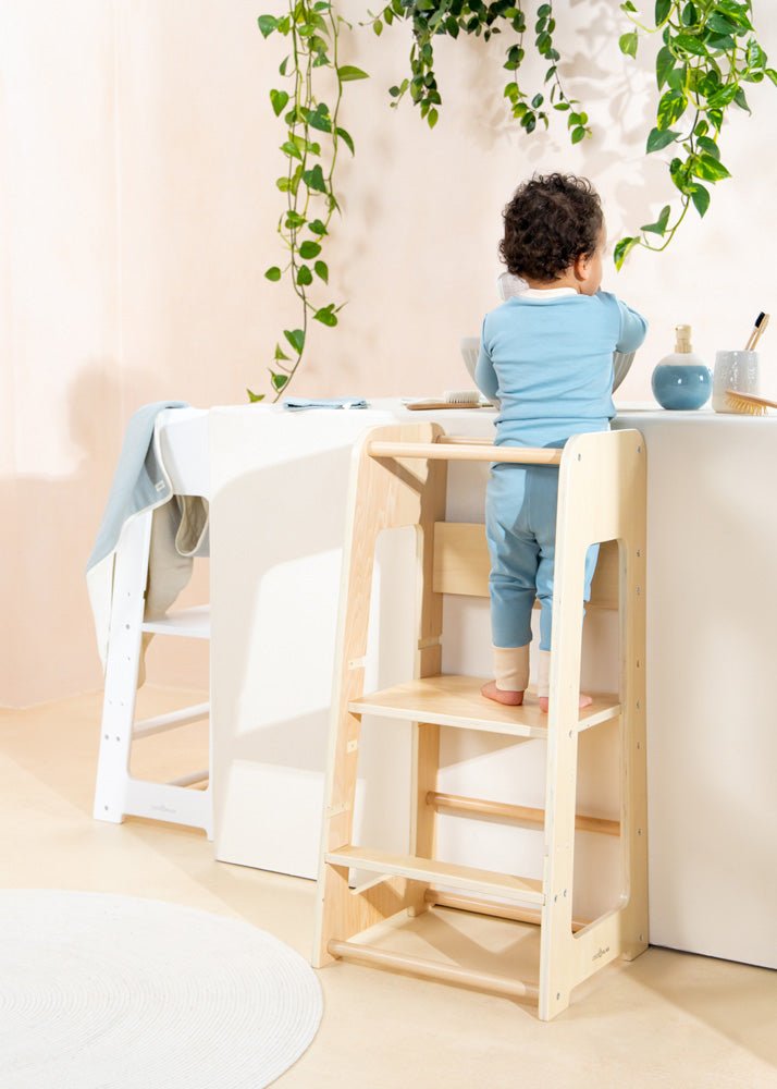 Coco Village Educational Tower - Natural Wood — Can - Image 10