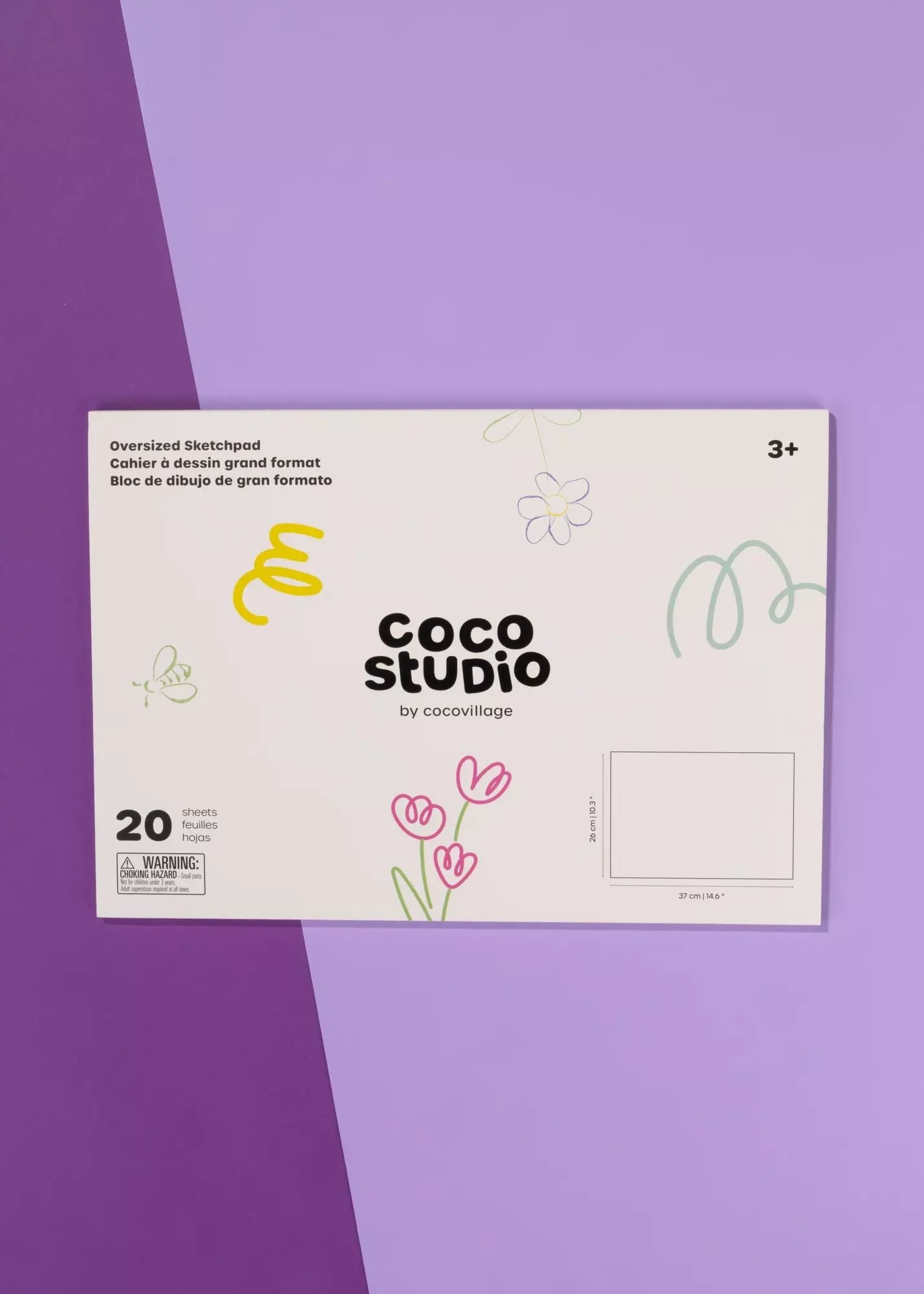 Coco Village Oversized Sketchpad (20 Sheets) — Art