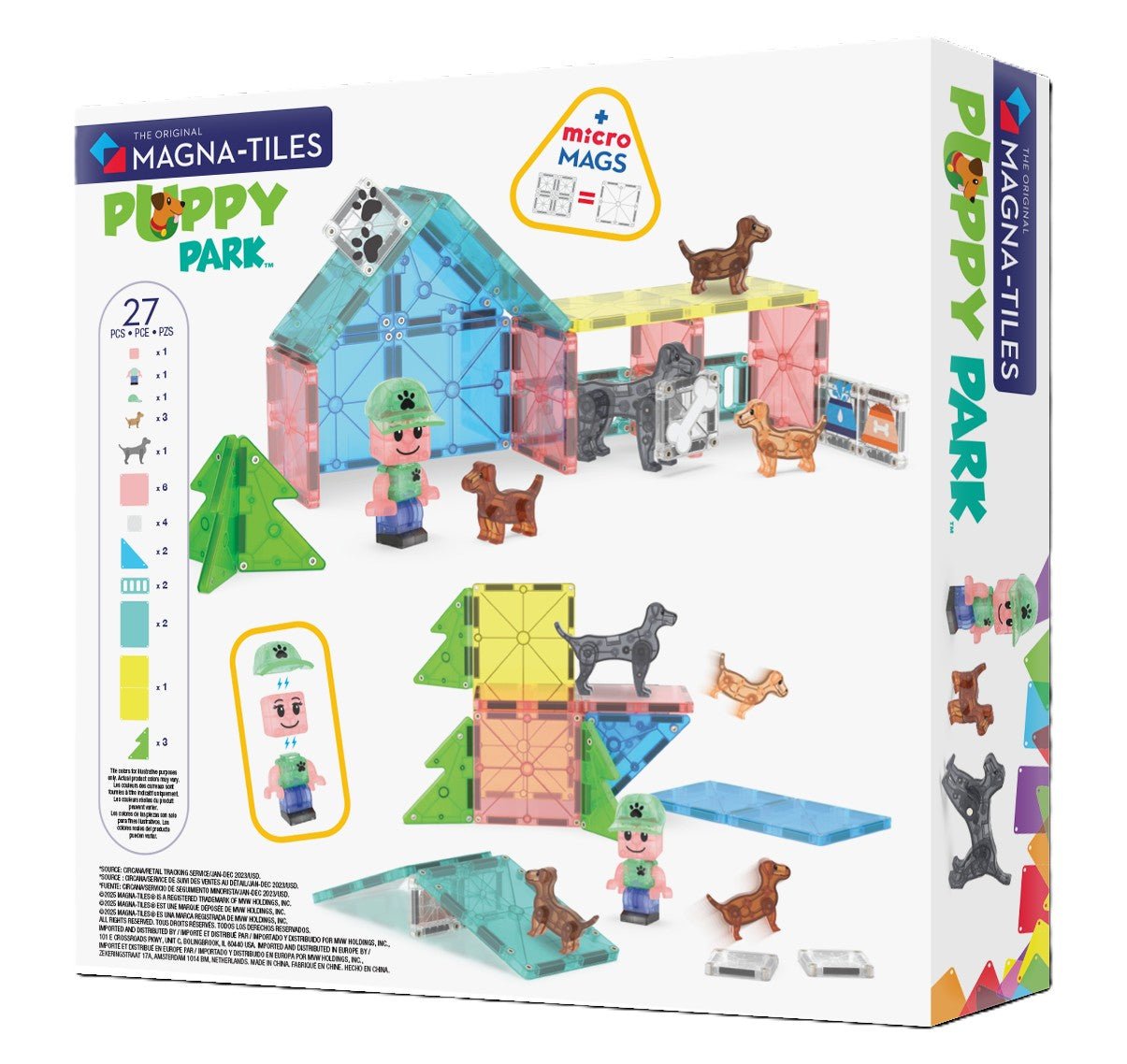 MAGNA-TILES® Puppy Park 25-Piece — Set - Image 2