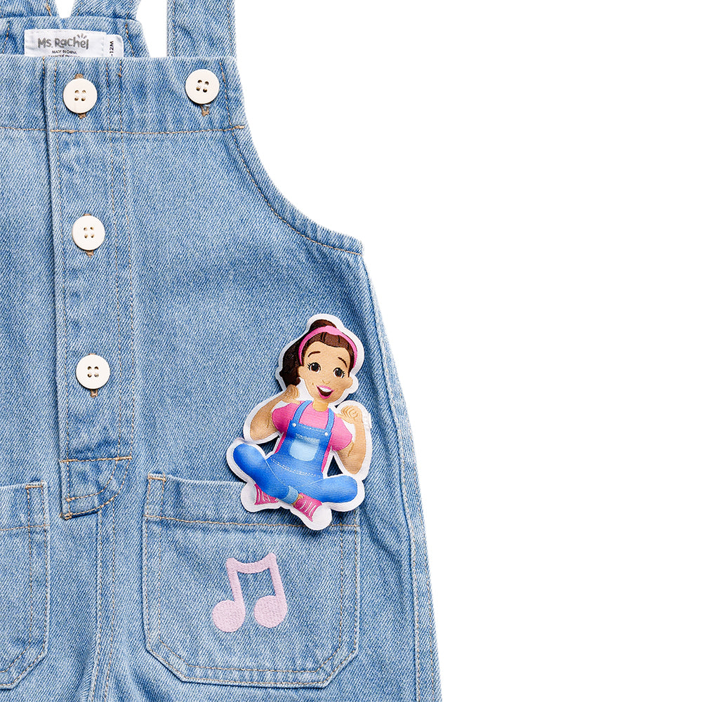 Ms.Rachel Signature Overall - Blue Stripe / 4-5y — Diaper - Image 6