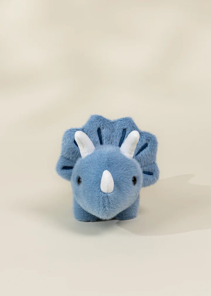 Coco Village Dino Plush Toy Blue Triceratop - Image 2