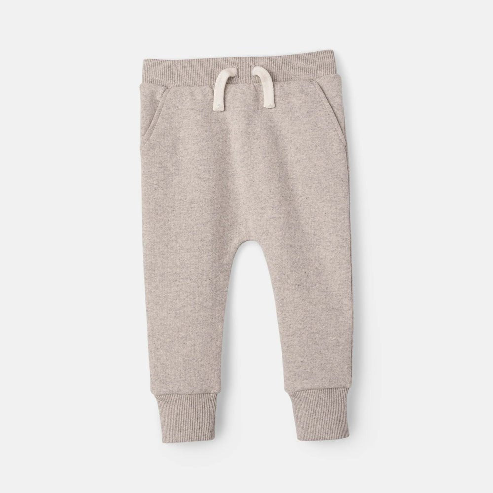 rise little earthling Baby Jogger - Grey Melange / 6-9m — Catalog Product