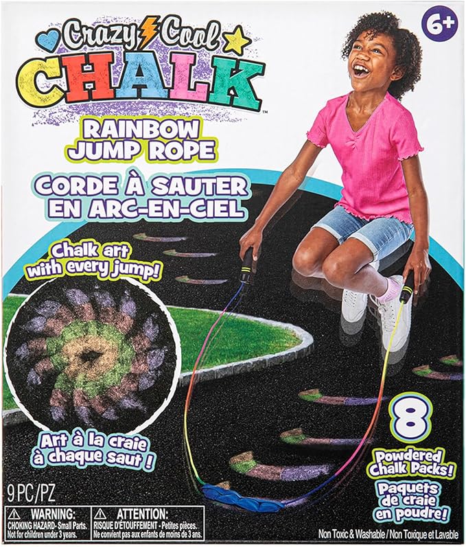 Alex - Crazy Cool Chalk - Rainbow Jump Rope — Art