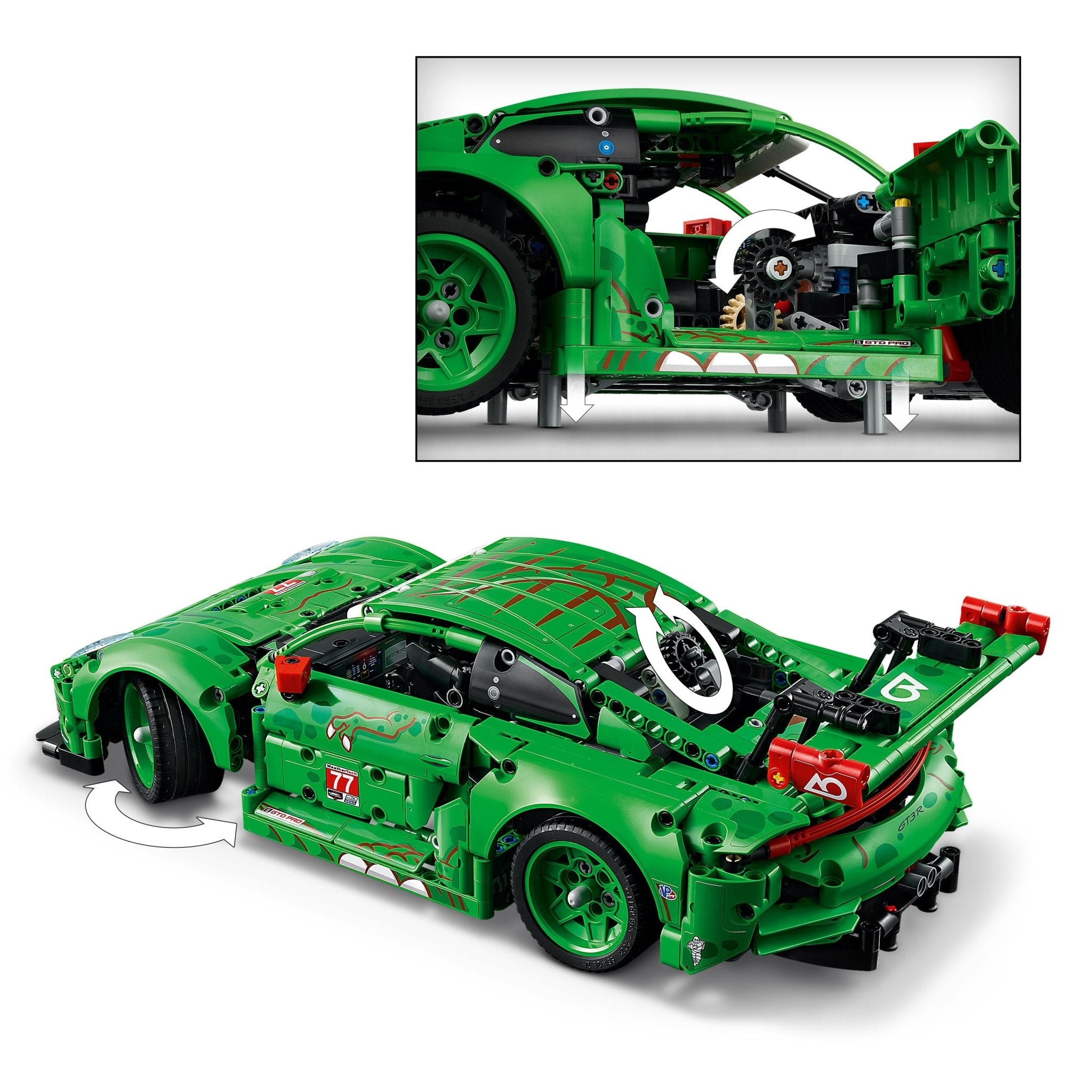 LEGO® Technic LEGO® Porsche 911 GT3 R REXY AO Racing Car 42224 — Can - Image 3