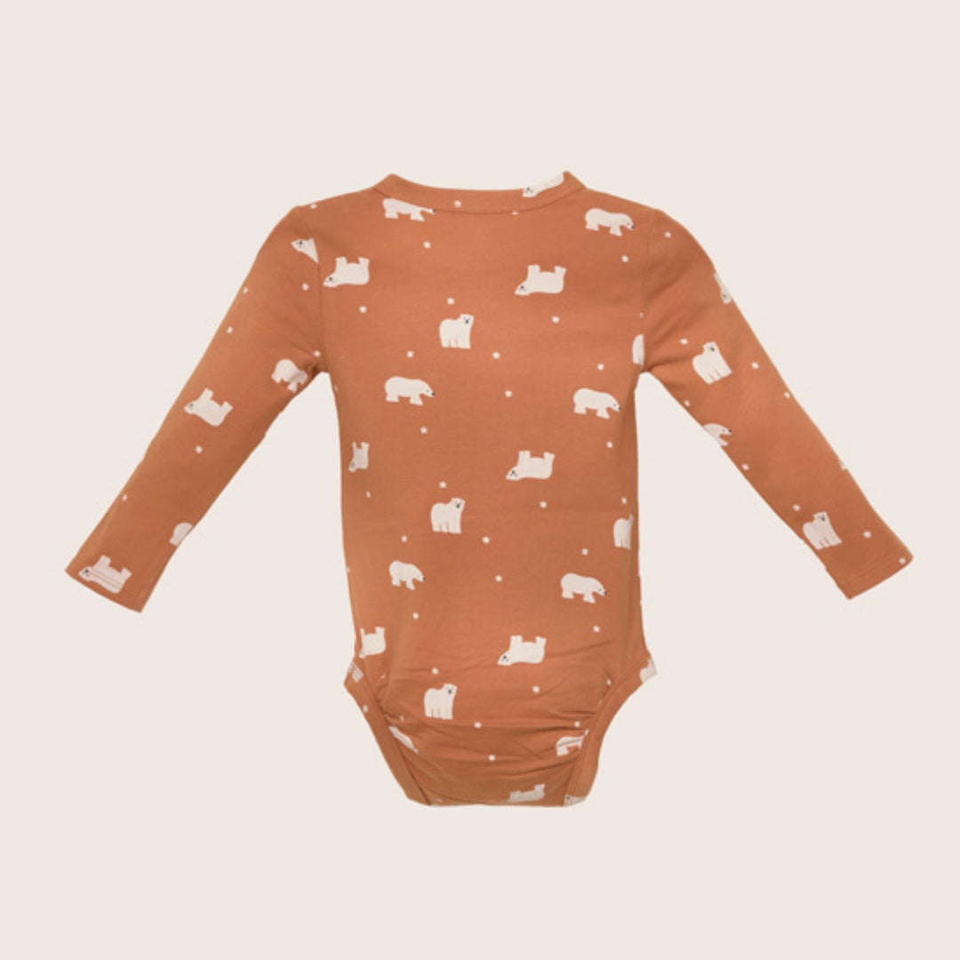 rise little earthling LS Graphic Bodysuit BUHON00 - Cream / 0-3m - Image 16