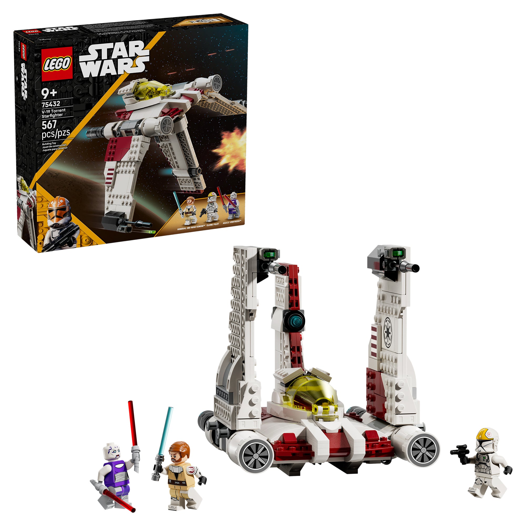 LEGO® Star WarsTM V-19 Torrent Starfighter 75432 — Toy - Image 5