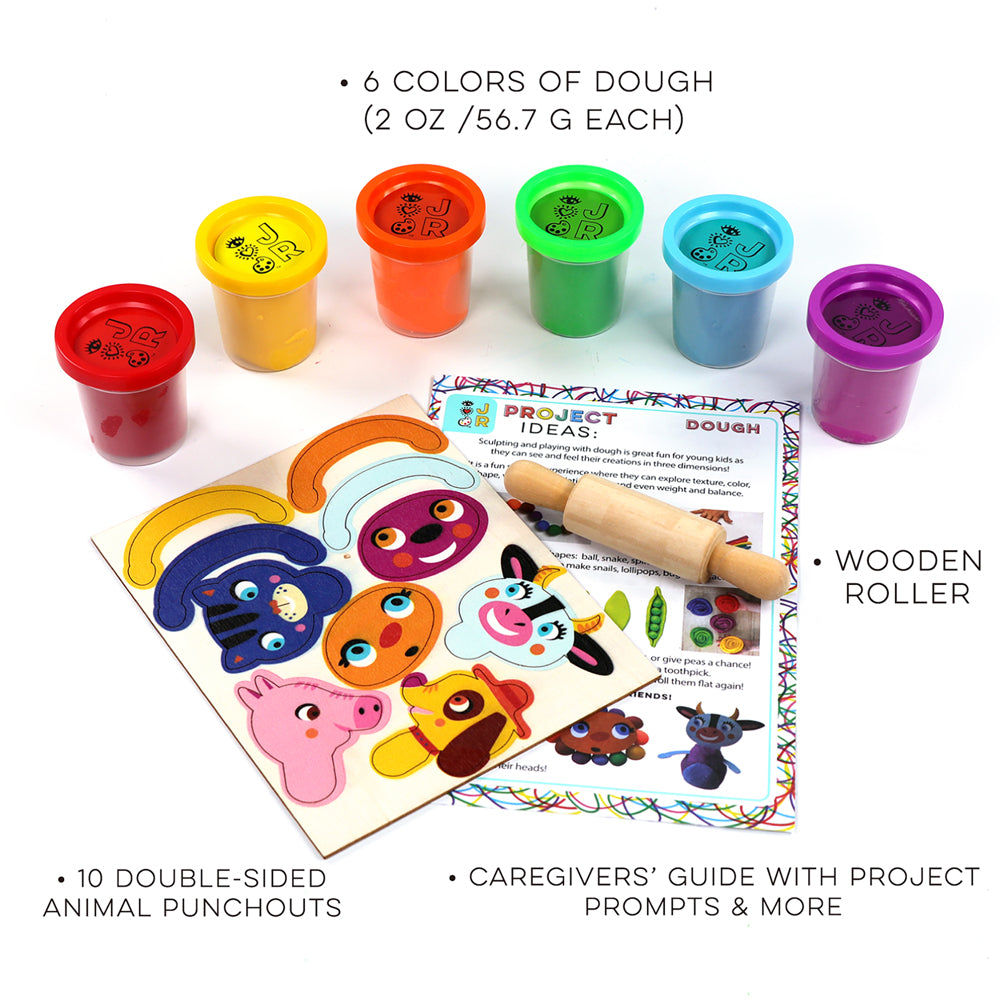 Bright Stripes JR 6 Doughs + Wooden Roller — Art - Image 8