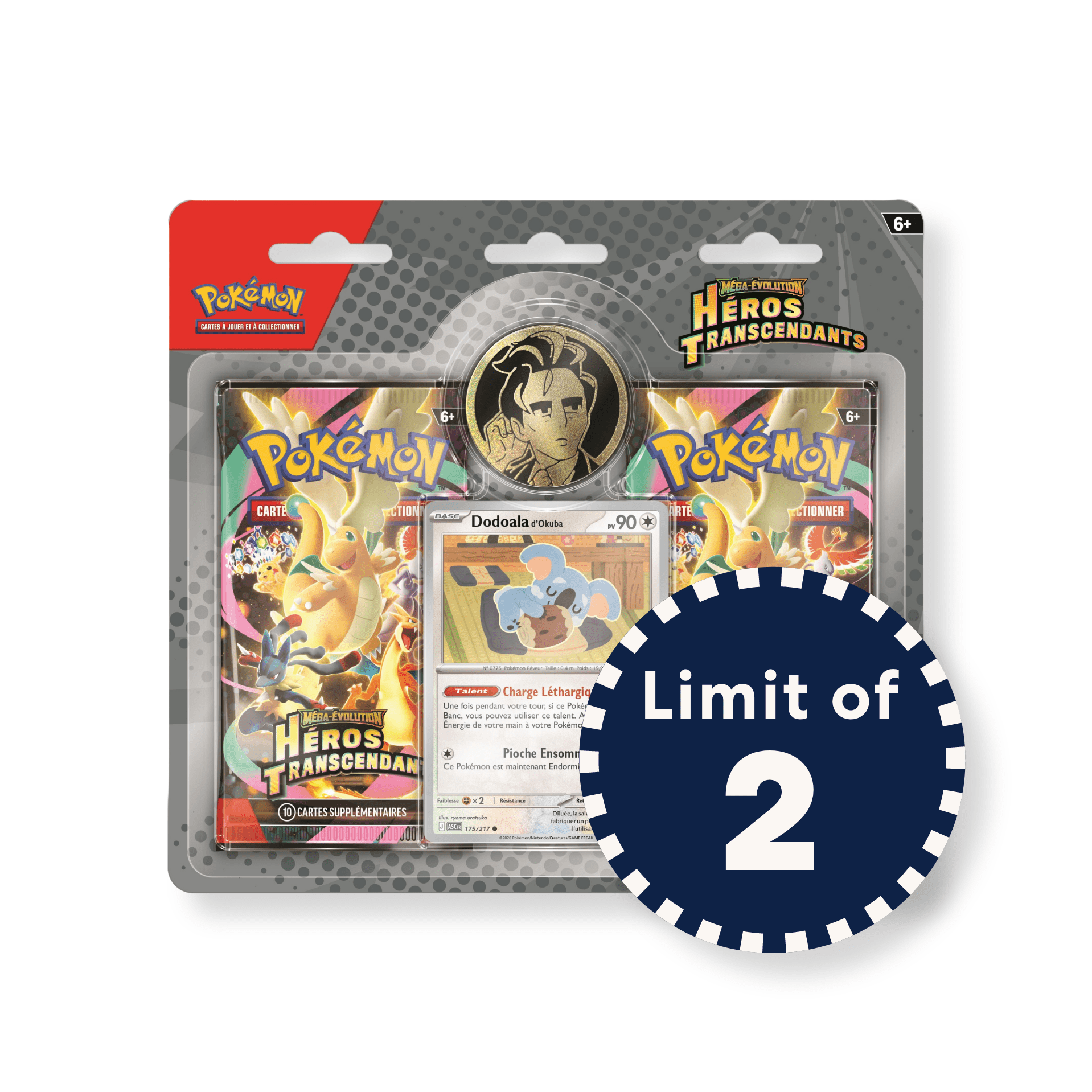 Pokemon Pokémon TCG: Mega Evolution- Ascended Heroes Collection 2 Pack Blister — Card