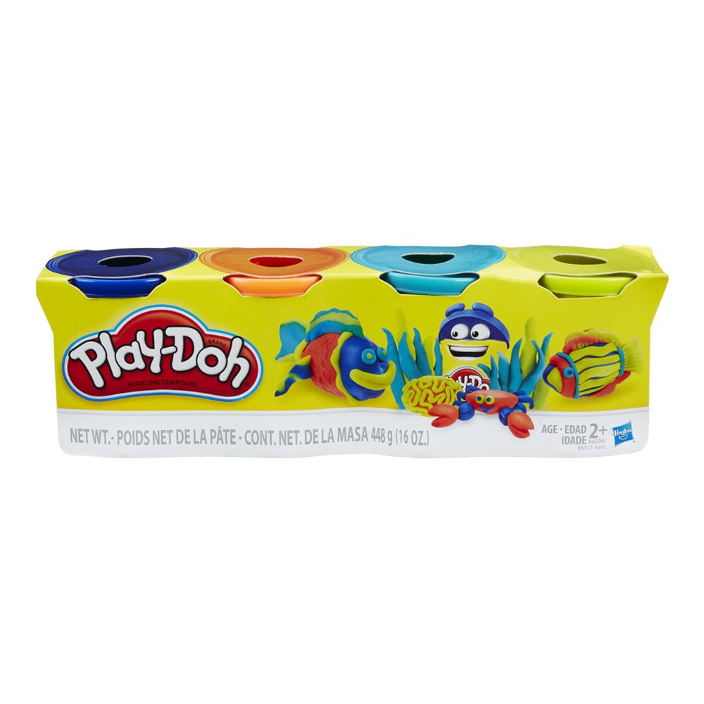 Play-Doh 4 Colour Pack Assorted — Art - Image 3
