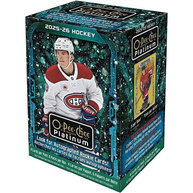 2026 Upper Deck OPC Platinum Hockey Blaster — Card