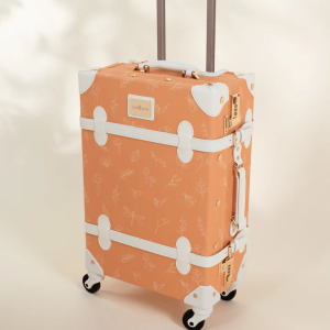 Coco Village Vegan Leather CarryOn Suitcase Nature — Tray