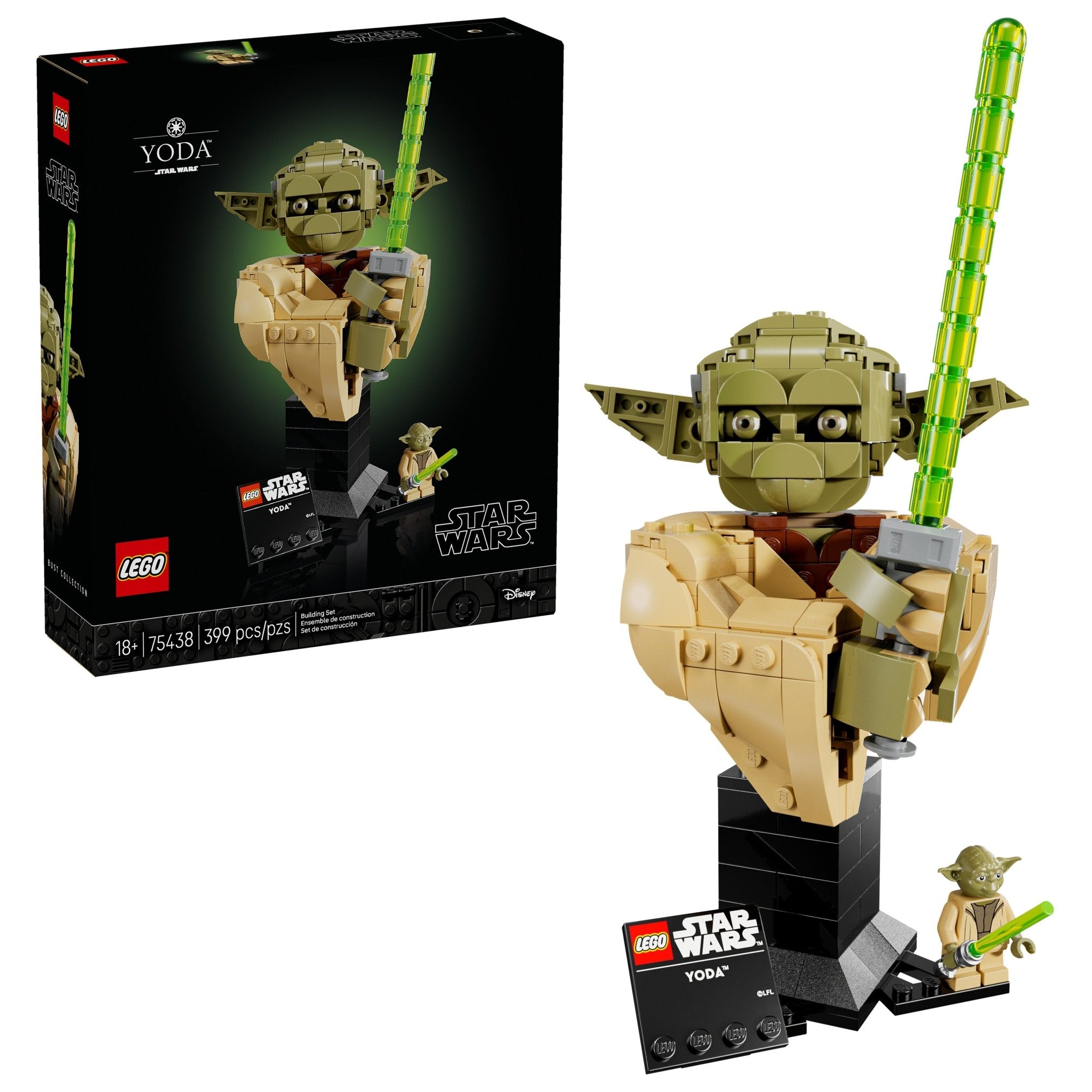 LEGO® Star Wars: Attack of the Clones Yoda Bust 75438 — Set
