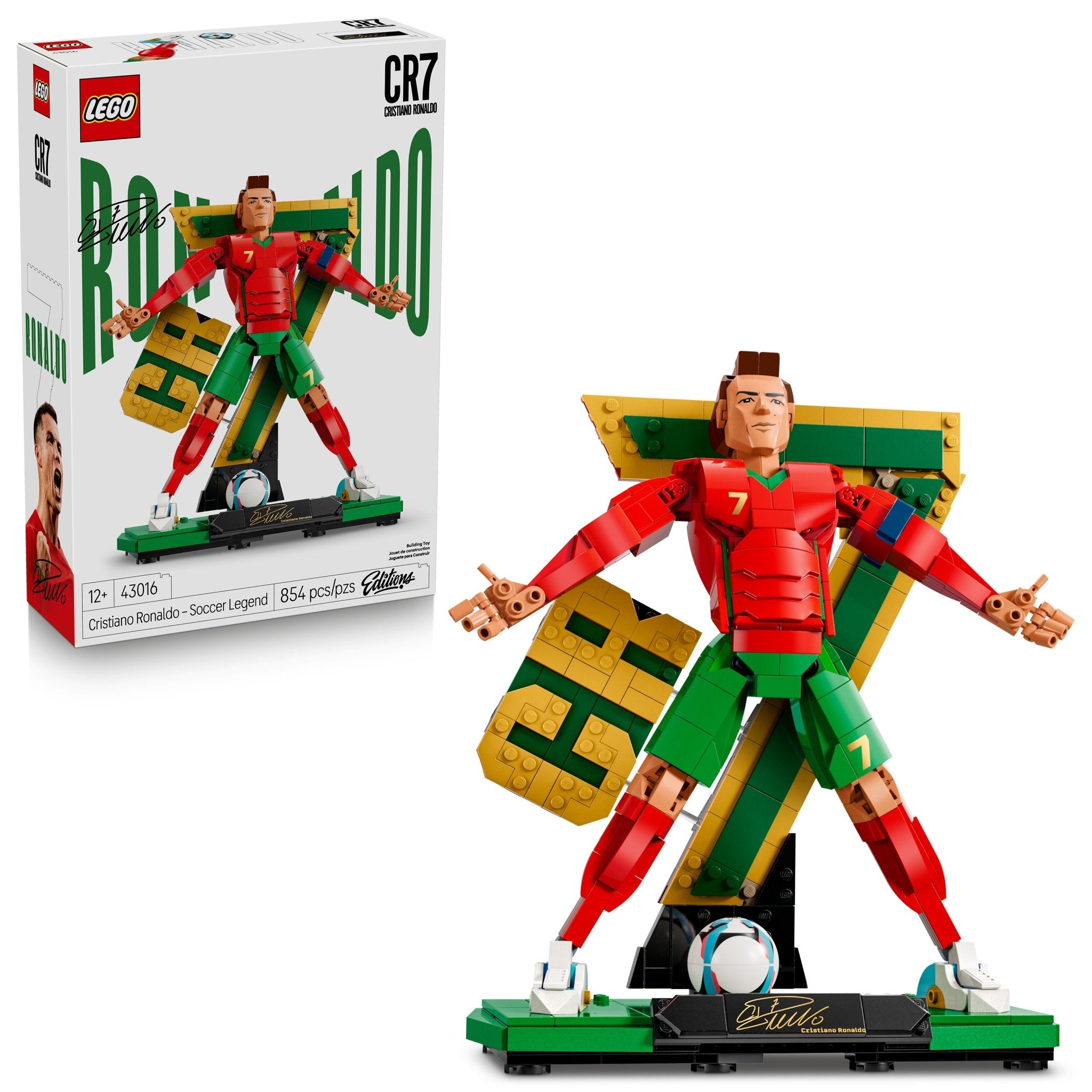 LEGO® Editions Cristiano Ronaldo – Soccer Legend 43016 — Can