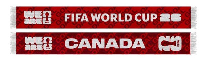 2026 FIFA Licensed Canada Scarf — Game