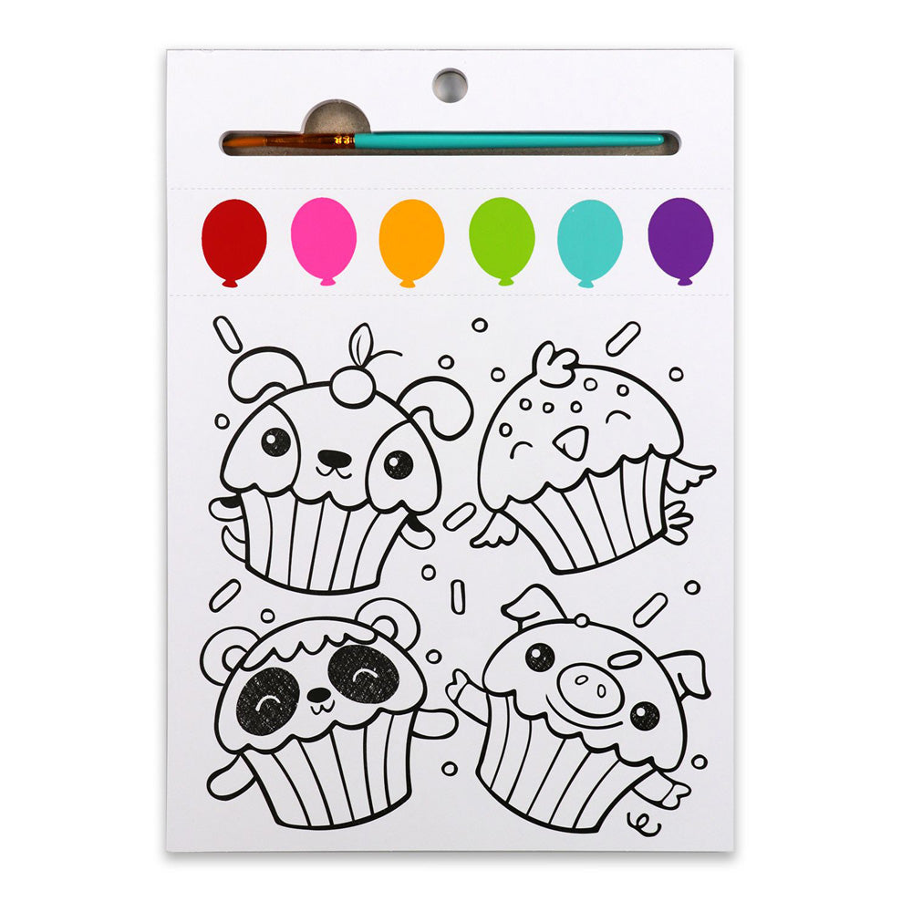 Bright Stripes Paint Pages: Party Animals — Art - Image 8