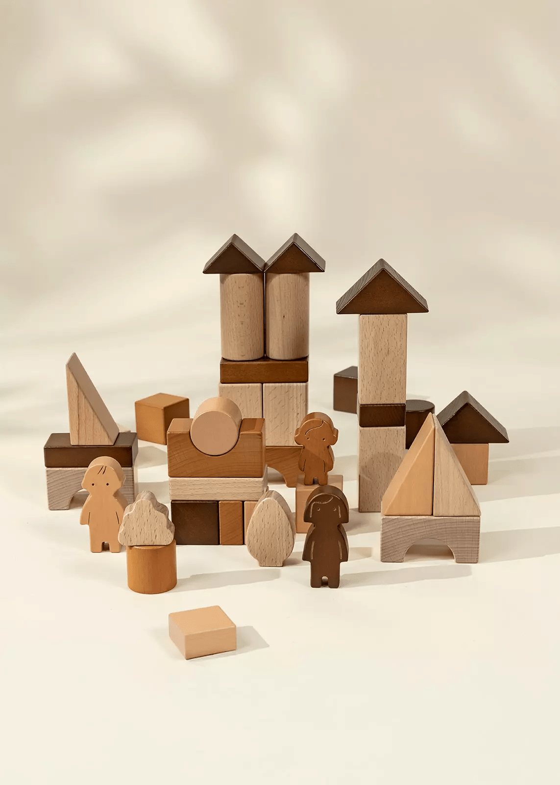 Coco Village Wooden Construction Blocks Set - 56pcs