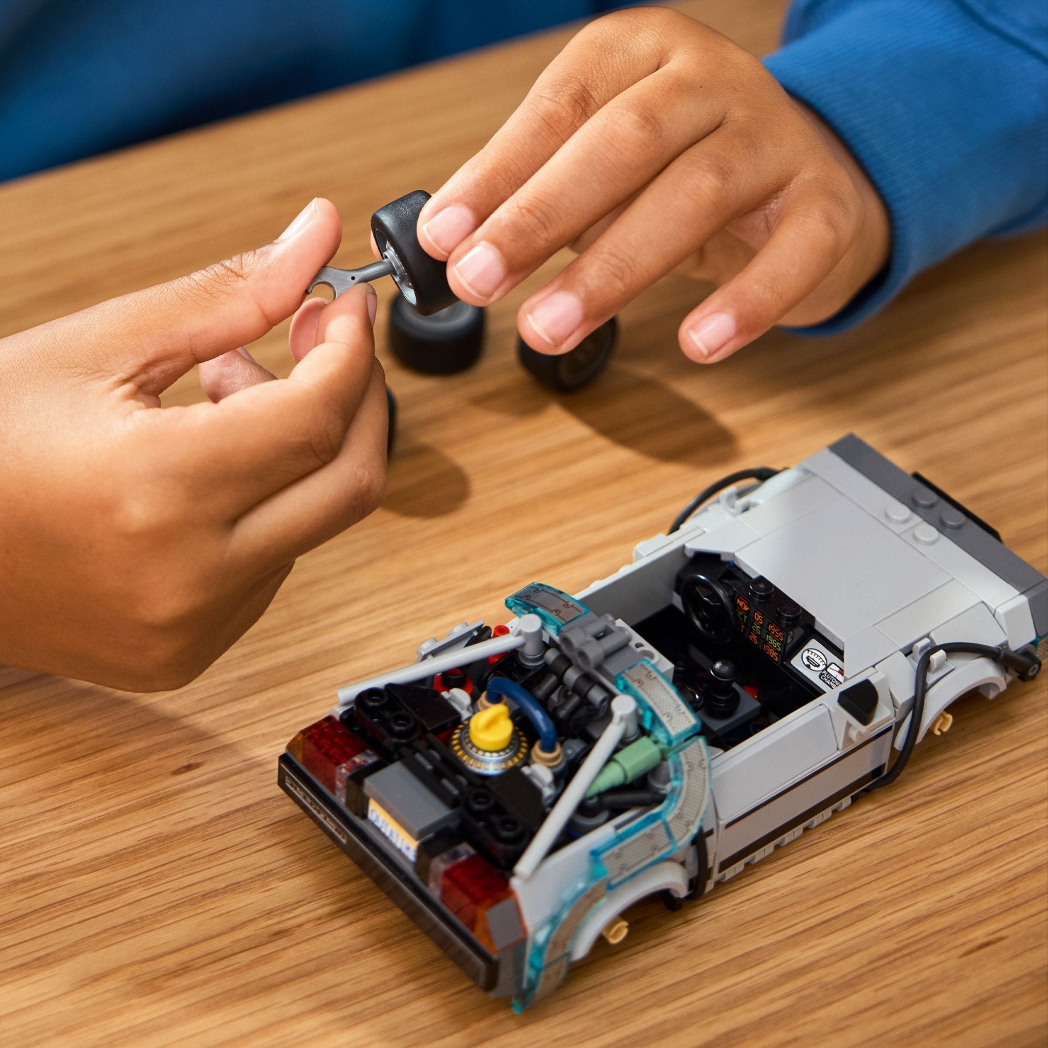 LEGO® Speed Champions LEGO® Time Machine from Back to the Future 77256 — Toy - Image 3