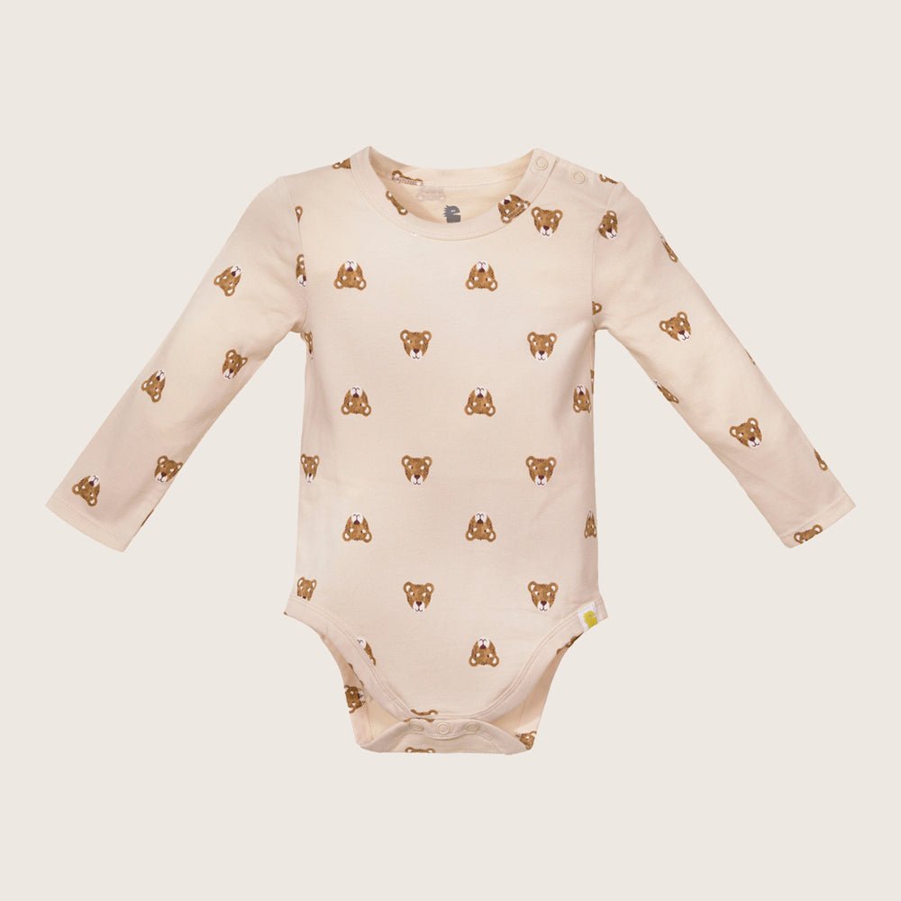 rise little earthling LS Graphic Bodysuit BUHON00 - Cream / 0-3m - Image 6
