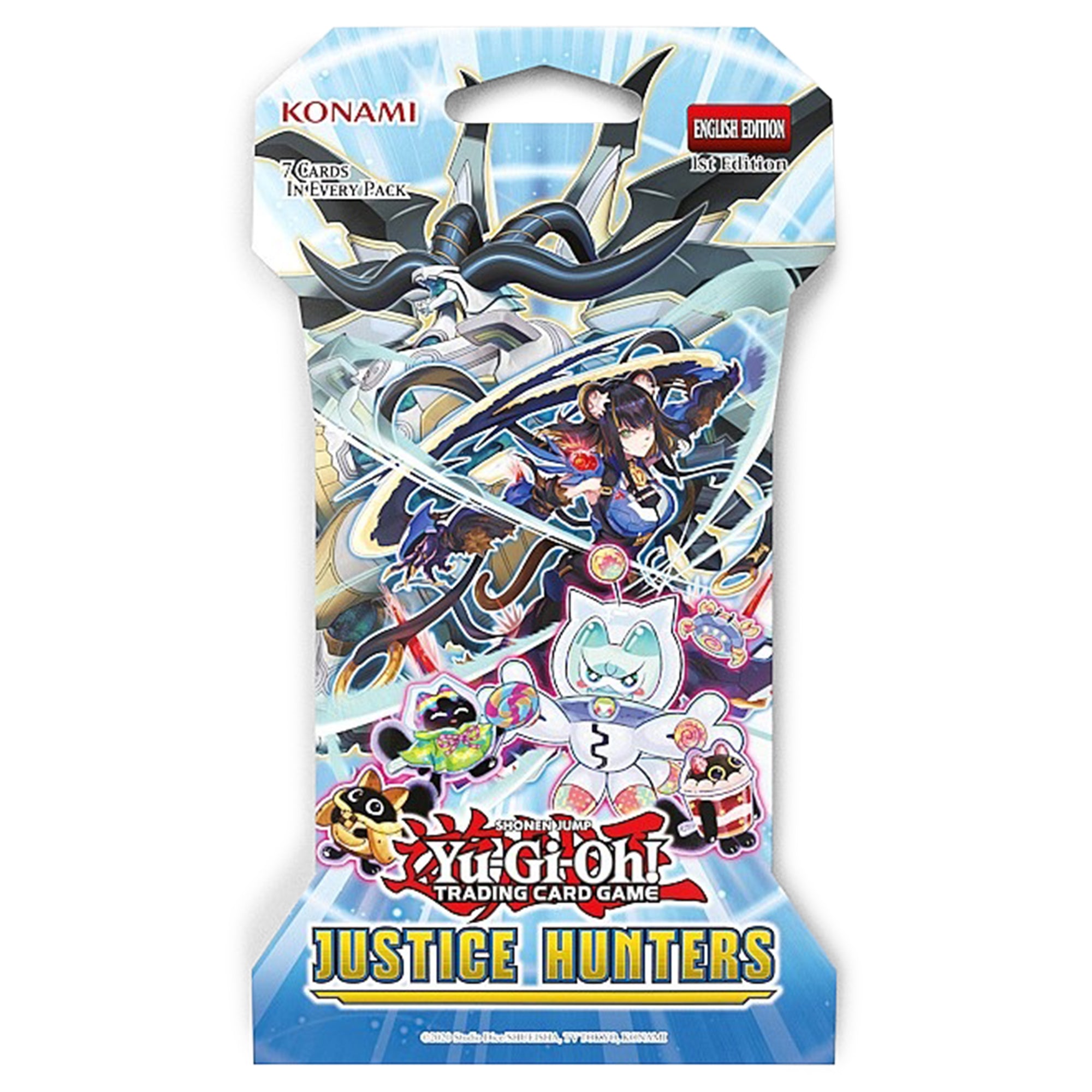 Yugioh Justice Hunters Sleeved Booster — Card - Image 2