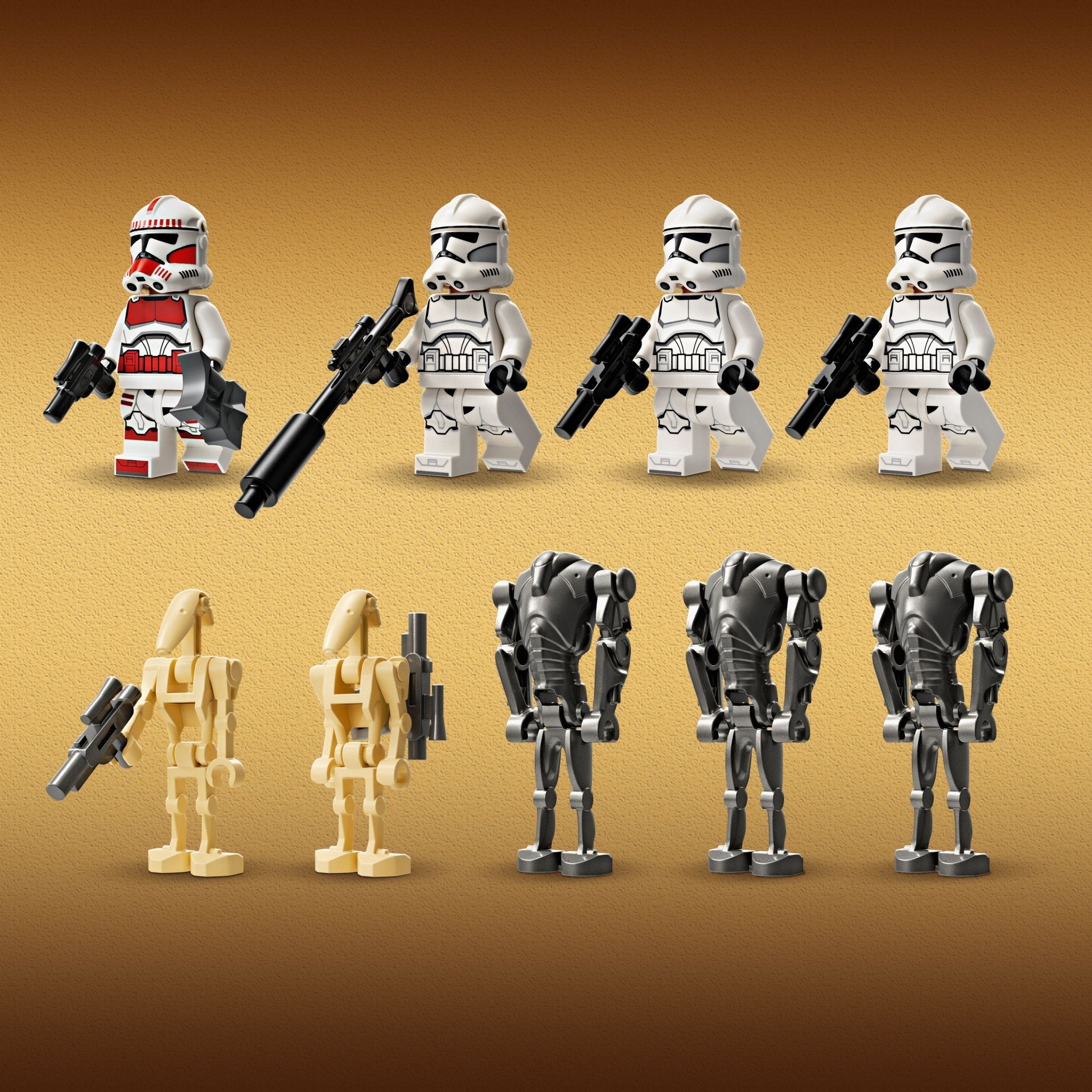 LEGO® Star WarsTM Clone TrooperTM & Battle DroidTM Battle Pack 75372 — Figure - Image 16