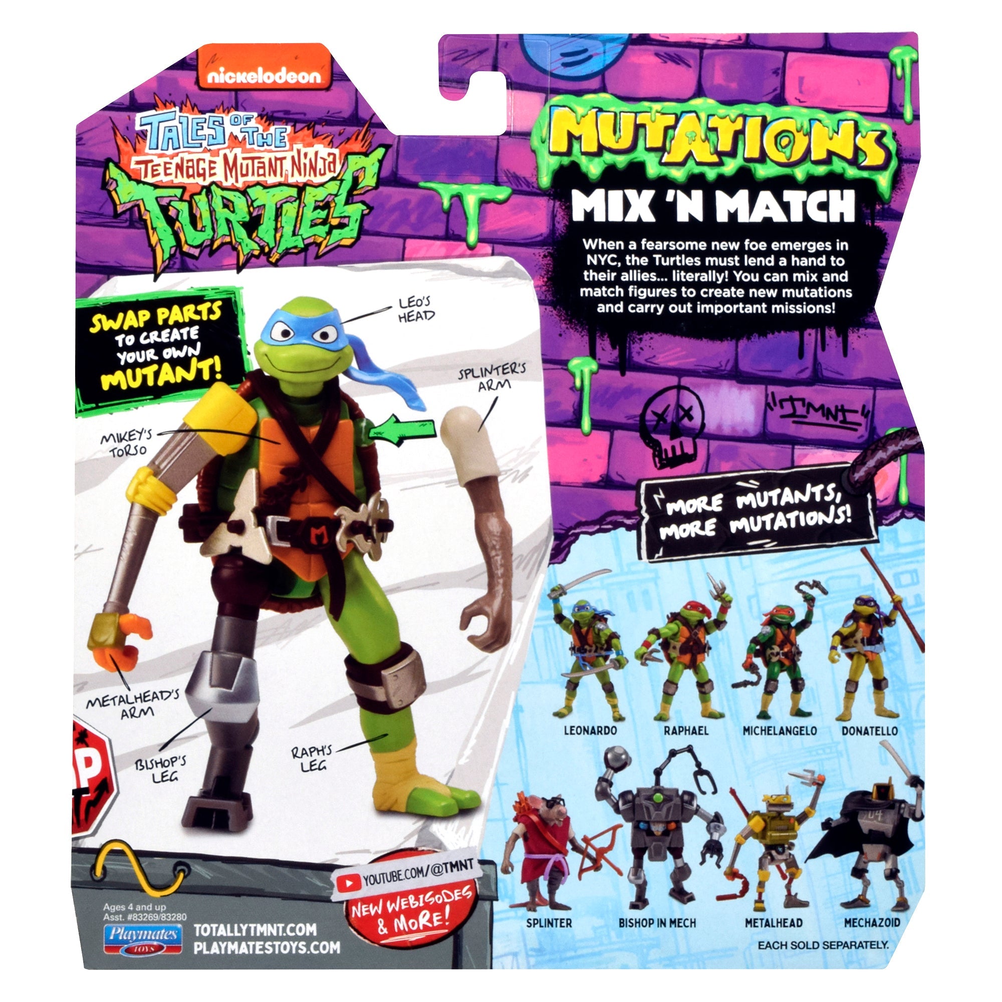Teenage Mutant Ninja Turtles TV Mix N Match Metalhead — Figure - Image 6