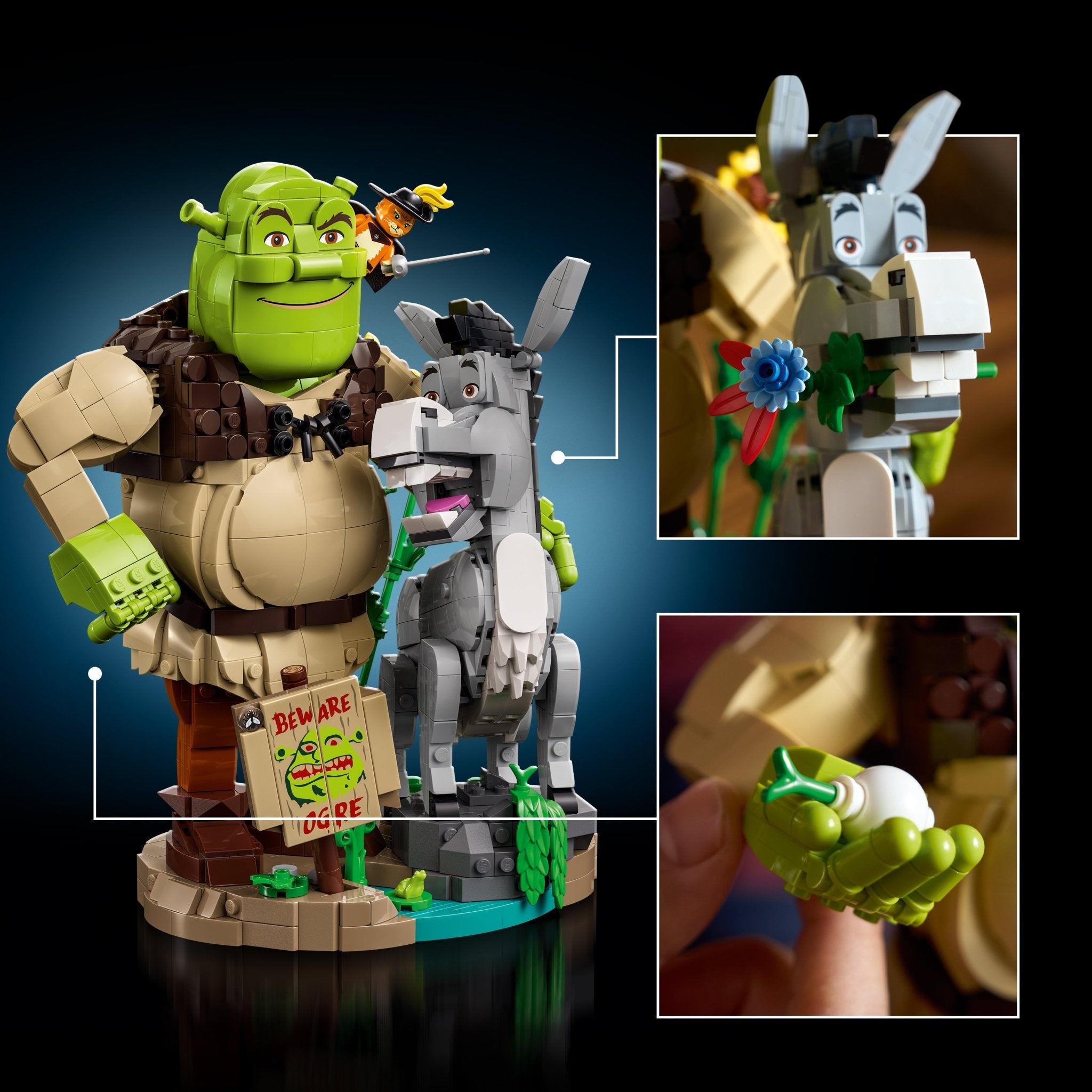 LEGO® Shrek: Shrek, Donkey & Puss in Boots 72423 — Set - Image 4