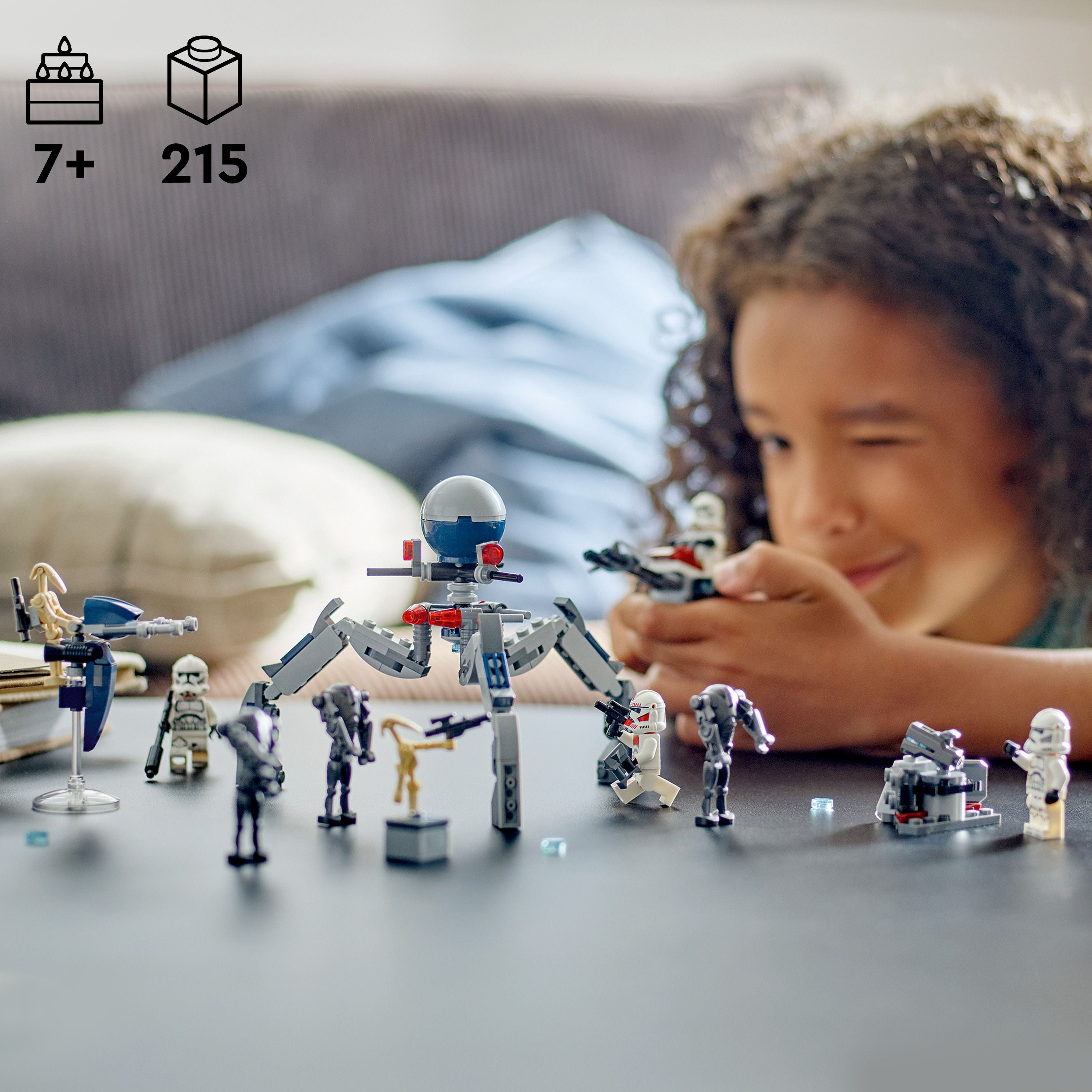 LEGO® Star WarsTM Clone TrooperTM & Battle DroidTM Battle Pack 75372 — Figure - Image 21