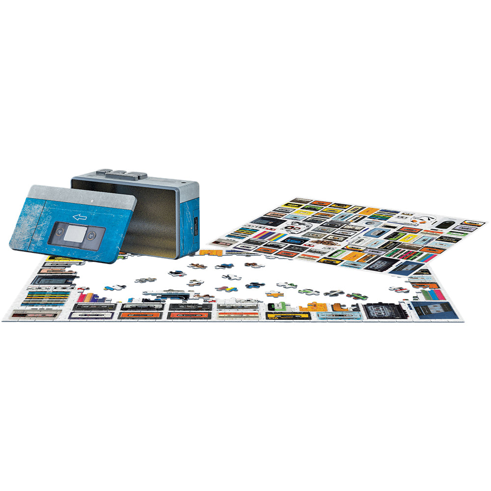 Eurographics Classic Cassette Player Tin 550Puzzle — Puzzle - Image 3