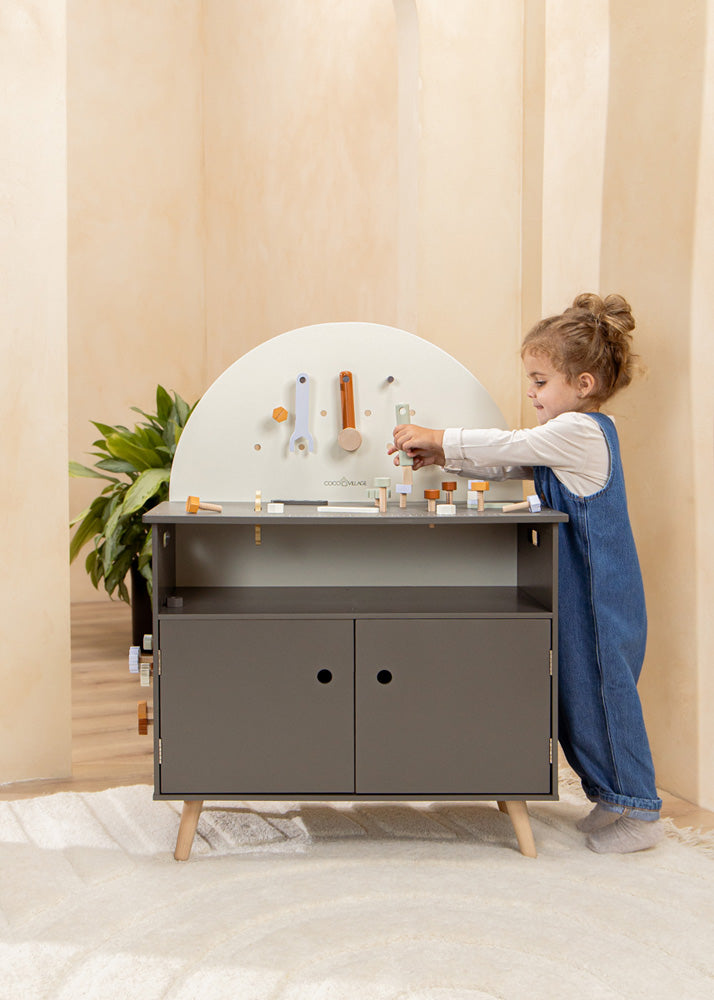 Coco Village Wooden Workbench Playset — Set - Image 30