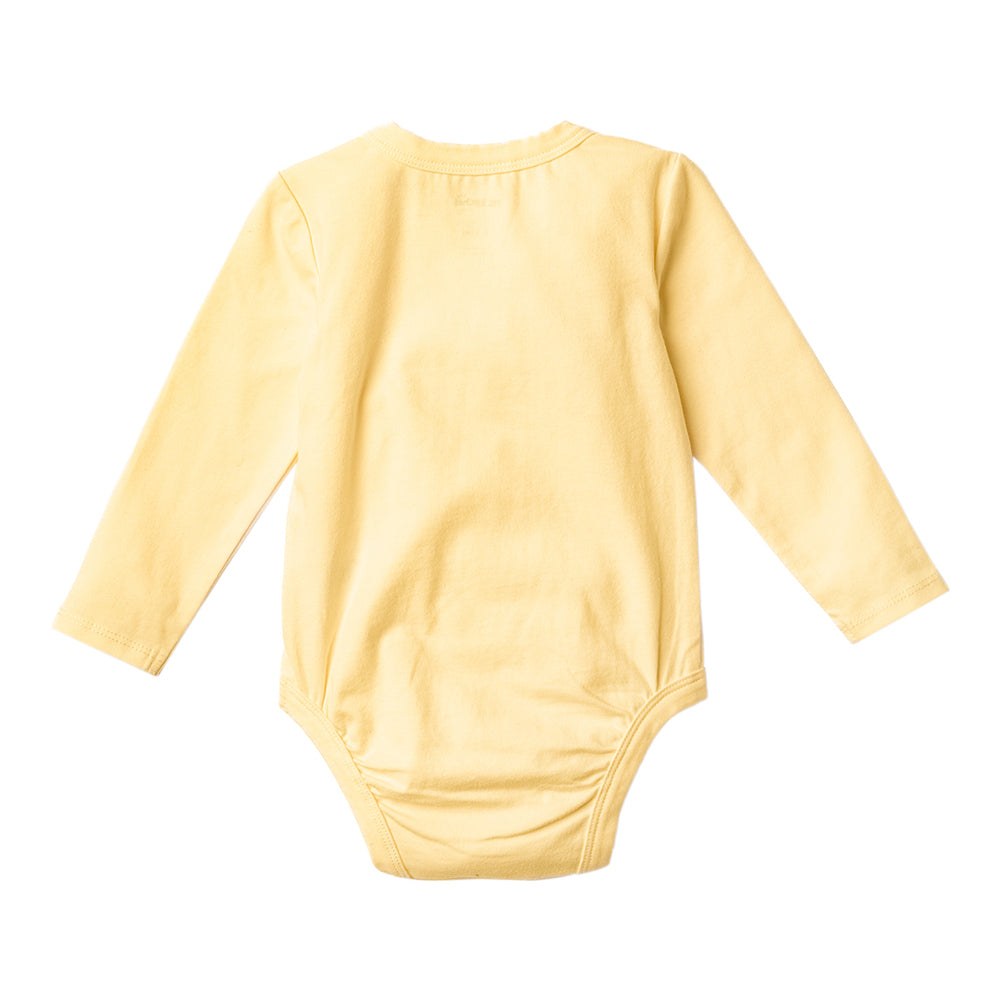 Ms.Rachel Long Sleeve Bodysuit - White/Blue / 3-6m — Print - Image 8