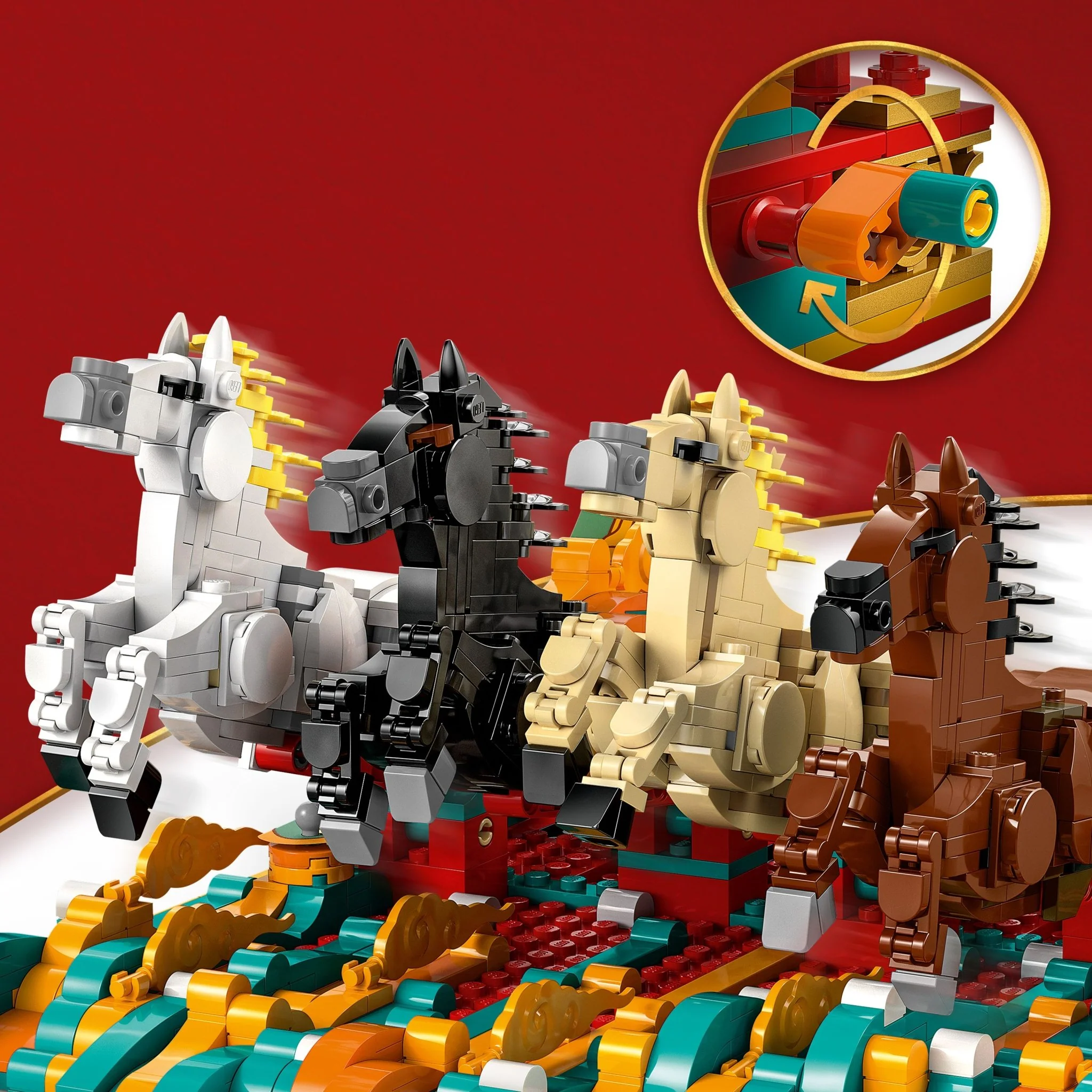 LEGO® Spring Festival Galloping Horse Canvas 80119 — Gift - Image 5